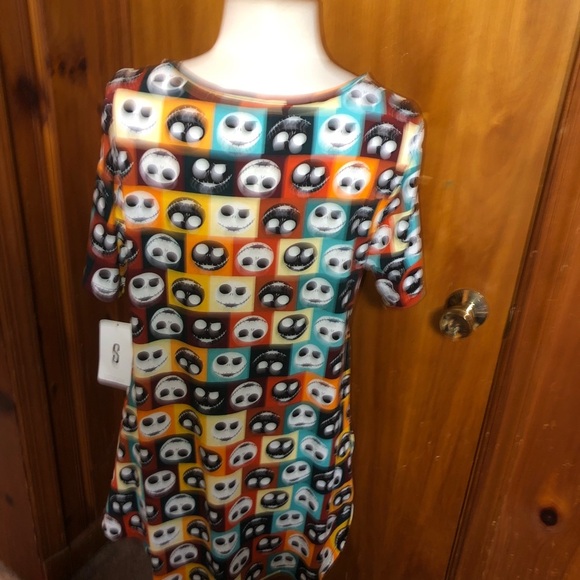 LulaRoe disney NBC Jack Skellington Pefect t small 11 - Picture 2 of 4